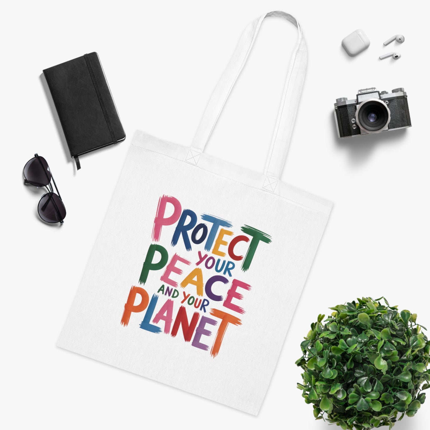 Protect Your Peace and Your Planet Tote