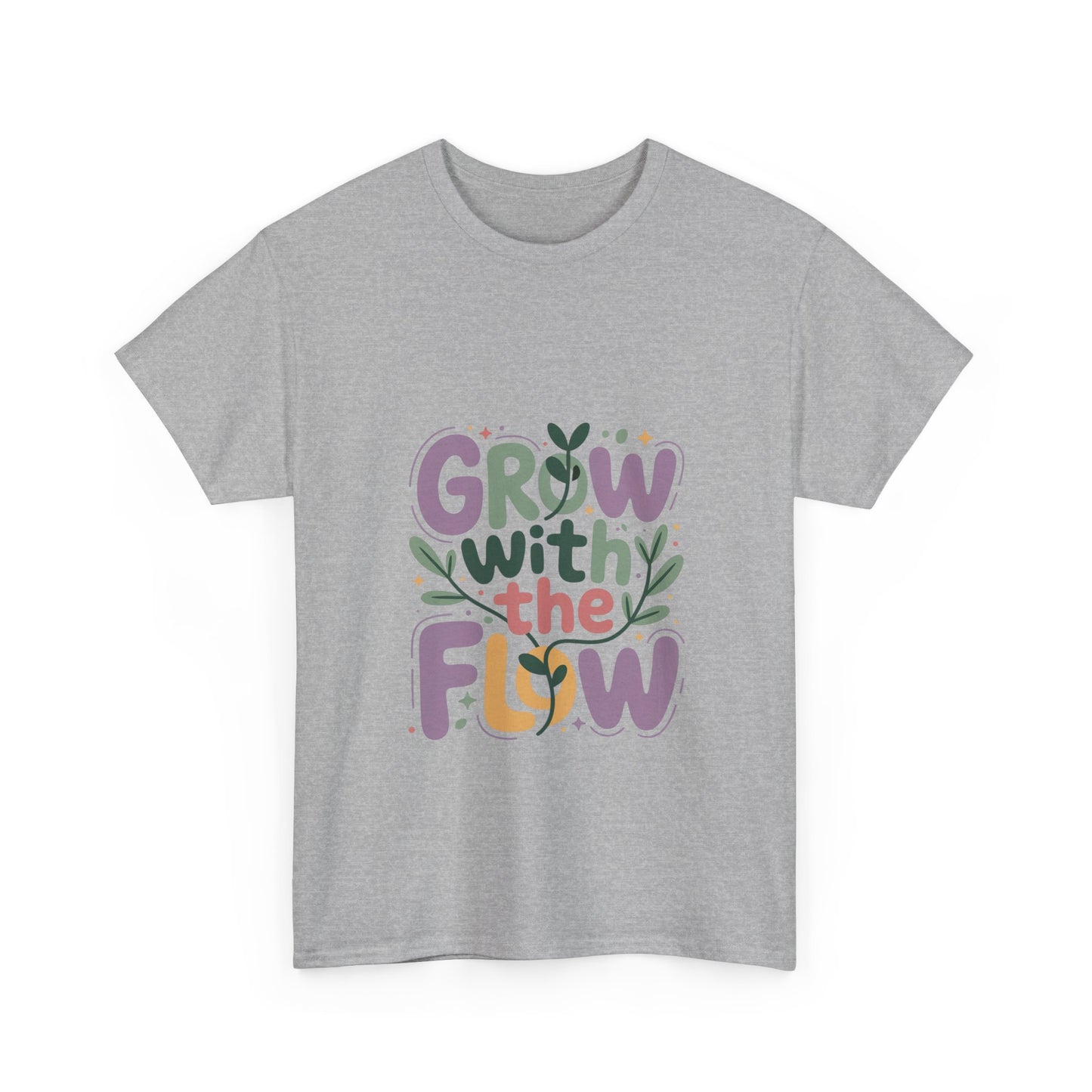 Grow with the Flow Sustainable Unisex Cotton Tee