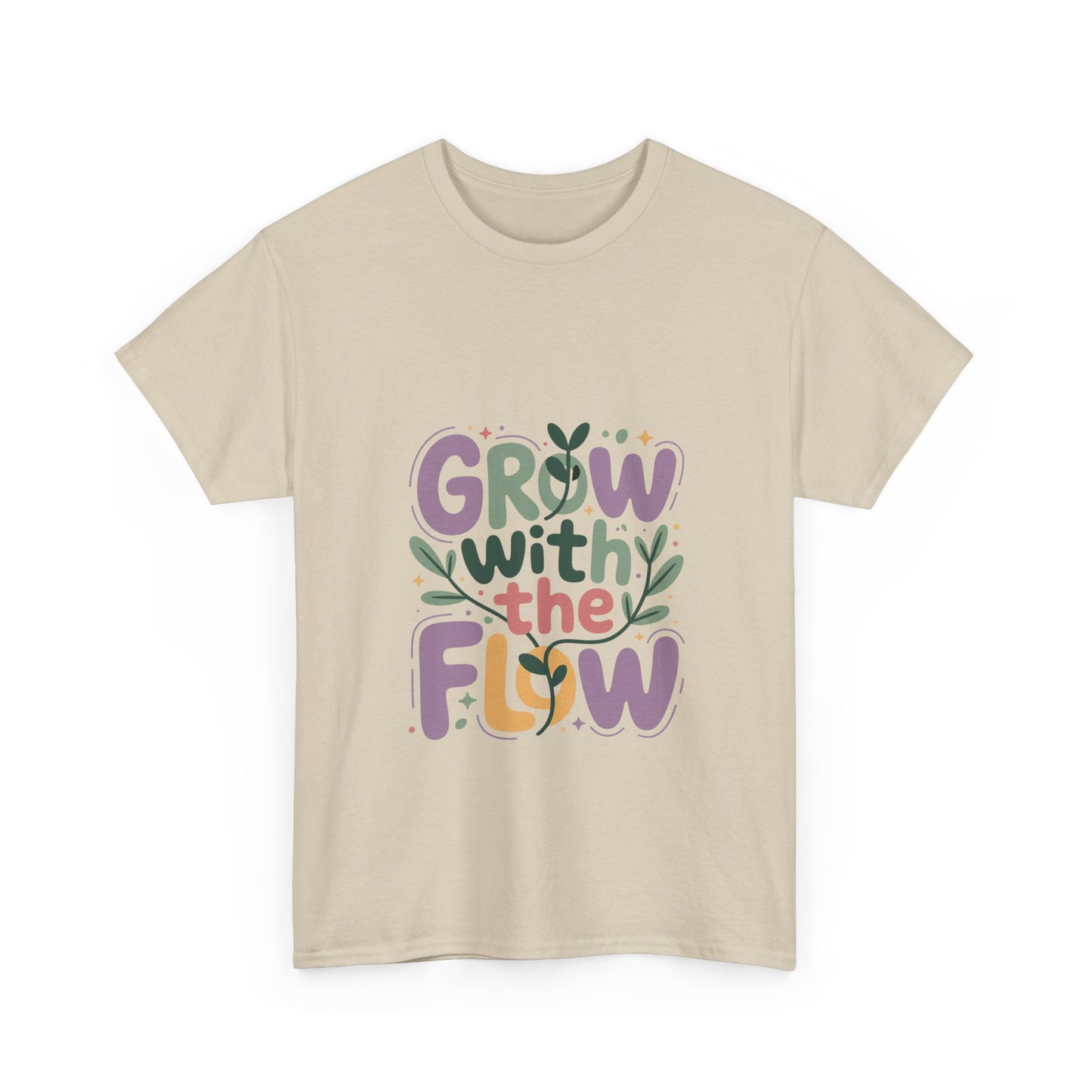 Grow with the Flow Sustainable Unisex Cotton Tee