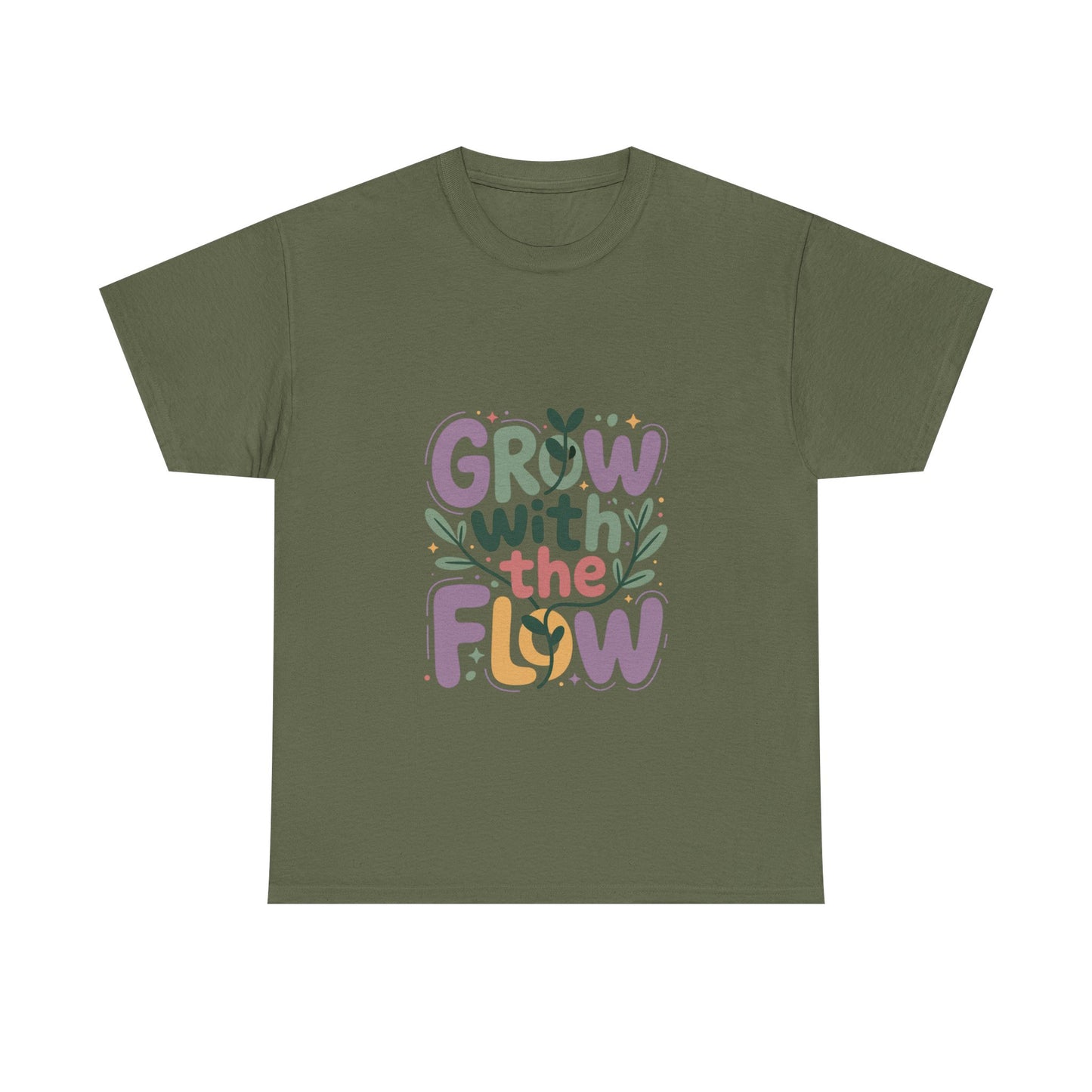 Grow with the Flow Sustainable Unisex Cotton Tee