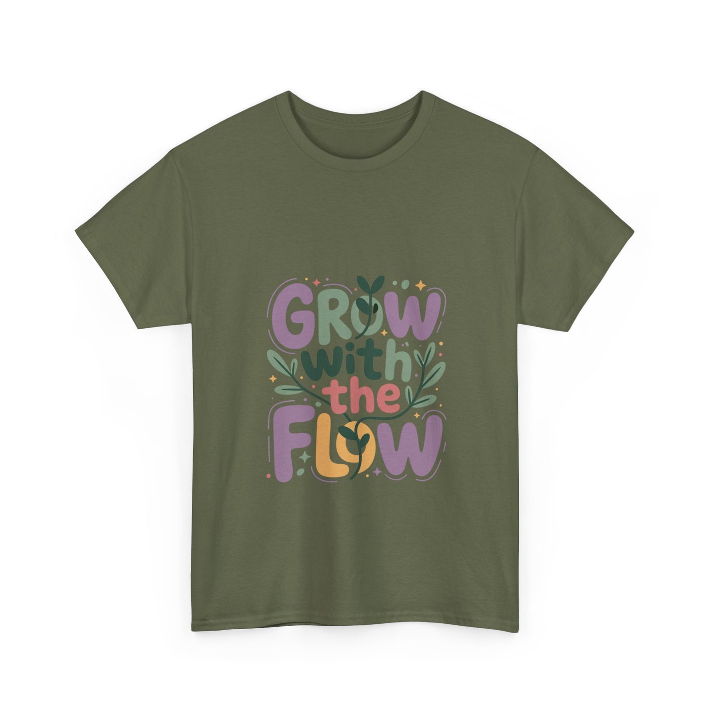 Grow with the Flow Sustainable Unisex Cotton Tee