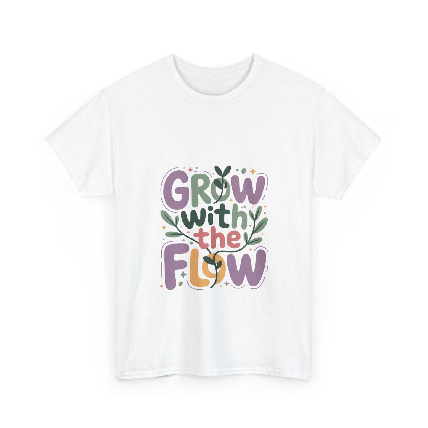 Grow with the Flow Sustainable Unisex Cotton Tee