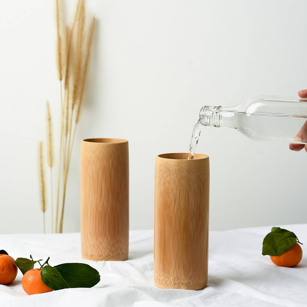 Natural Bamboo Drinking Cups
