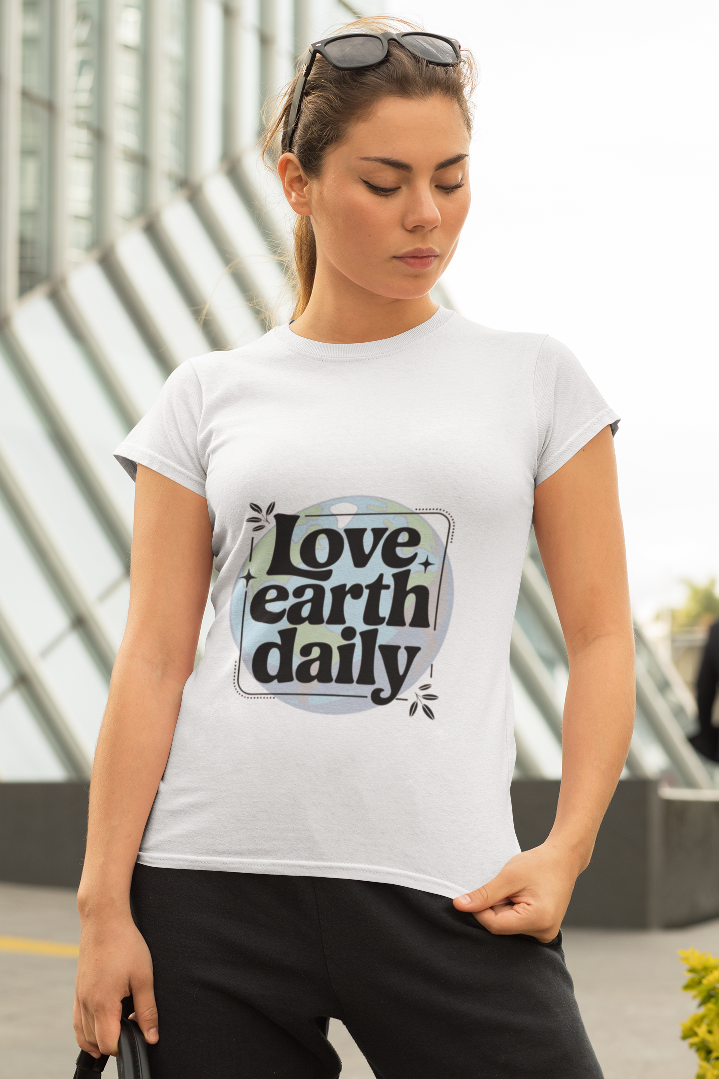 Eco-Friendly Love Earth Daily Unisex Heavy Cotton Tee