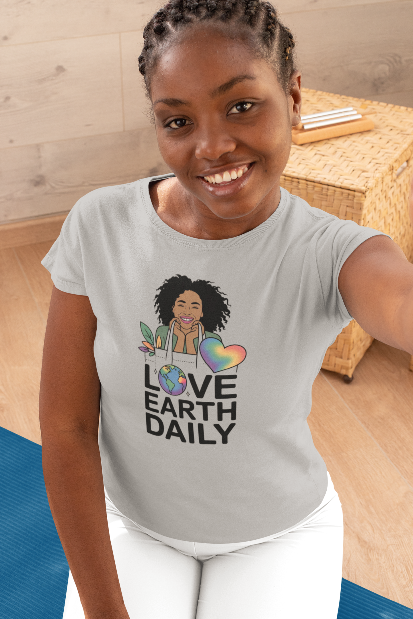 Love Earth Daily, 'Fro Edition Eco-Friendly Tee
