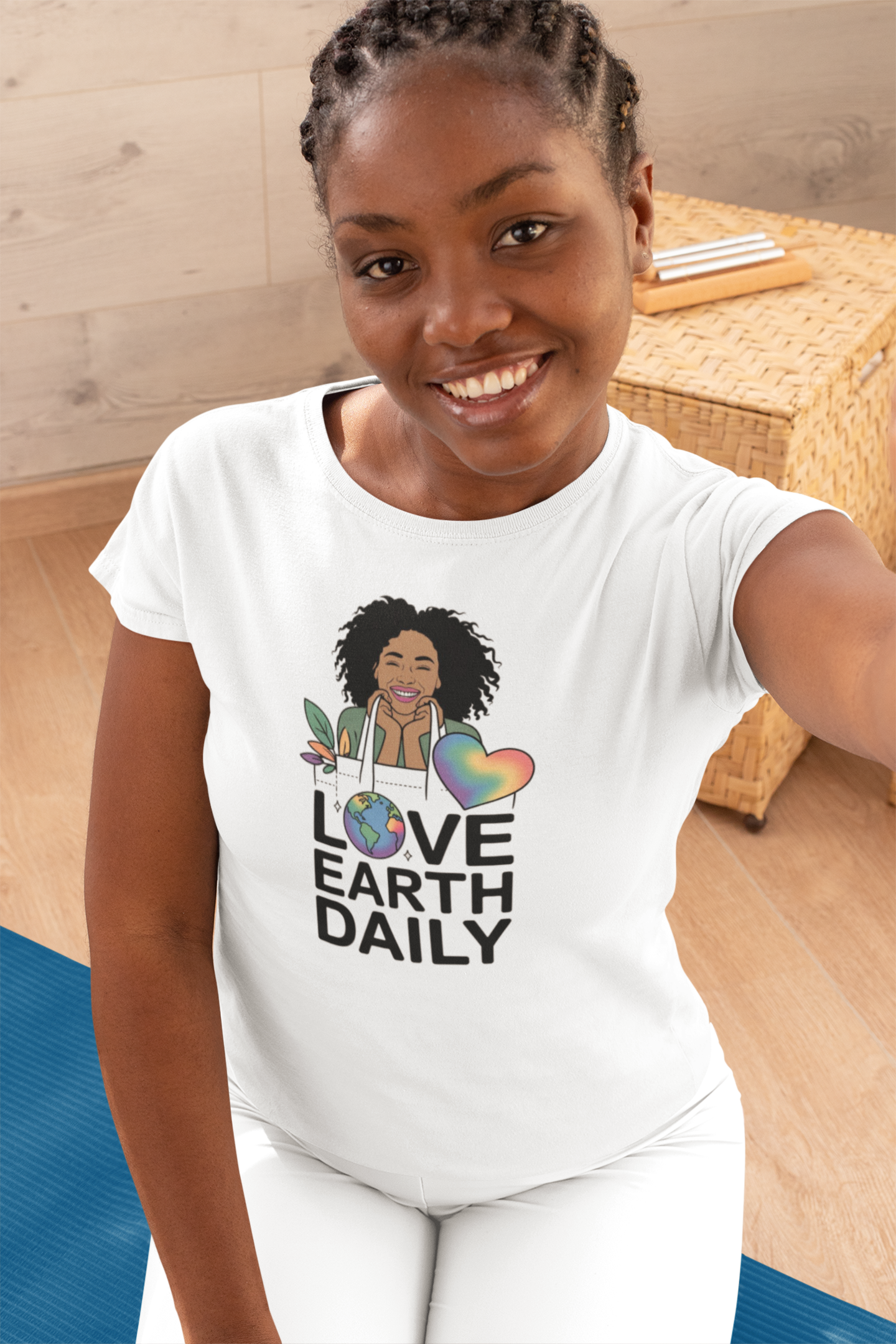 Love Earth Daily, 'Fro Edition Eco-Friendly Tee