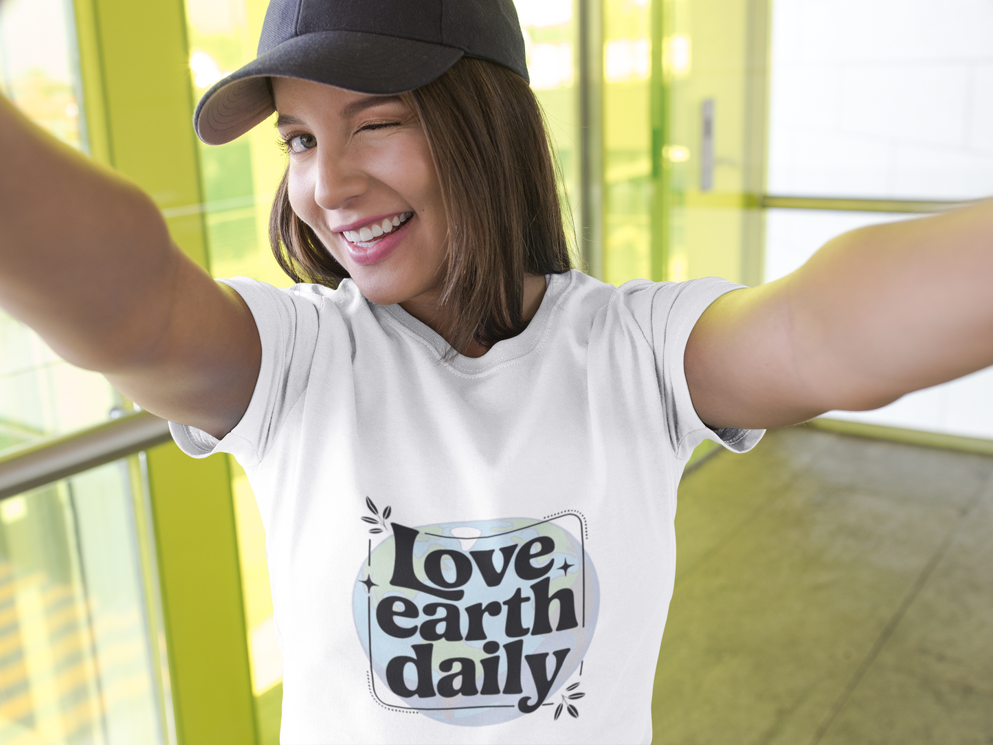 Eco-Friendly Love Earth Daily Unisex Heavy Cotton Tee