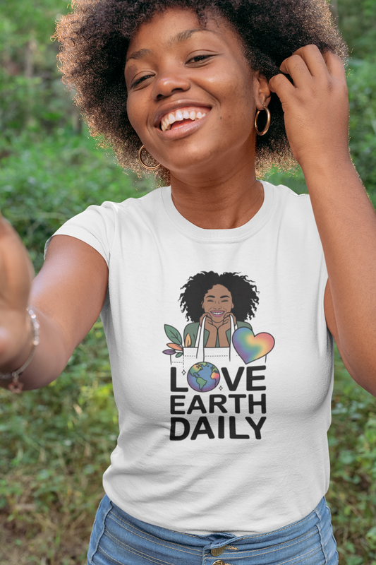 Love Earth Daily, 'Fro Edition Eco-Friendly Tee
