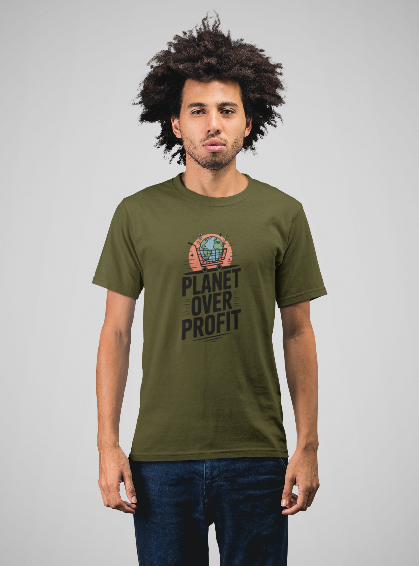 Planet over Profit - Eco-Friendly Tee