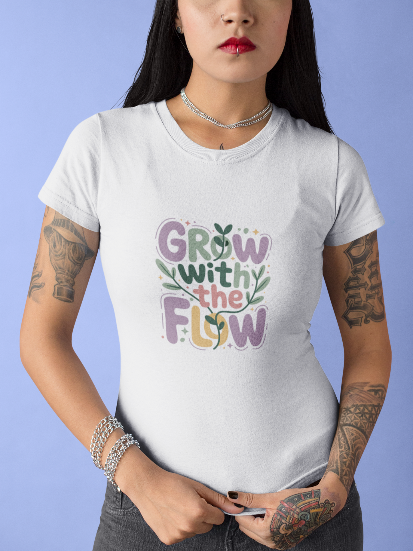 Grow with the Flow Sustainable Unisex Cotton Tee